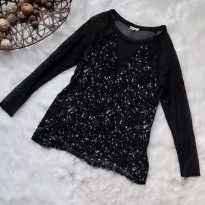 Silence + Noise long sleeve top